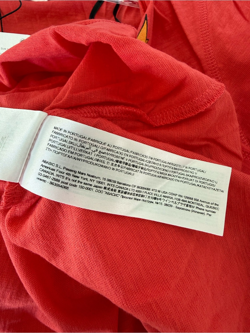Desigual Red Short Sleeve Tee with Floral Medallion - Picture 13 of 14